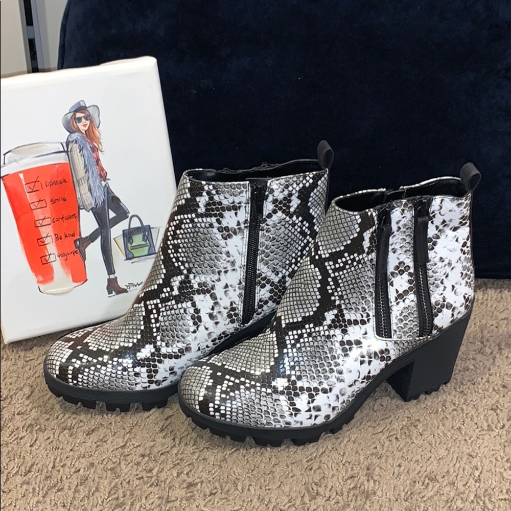 SNAKESKIN BOOTS